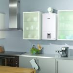 Газовый котел BOSCH Gaz6000 на кухне