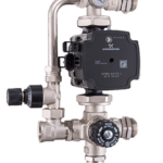 Насосно-смесительный узел с перепуском Barberi 18b040nos с насосом GRUNDFOS UPM 3 AUTO L 25-70 130