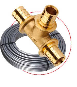 Трубы PEX и аксиальные фитинги STOUT (Италия)